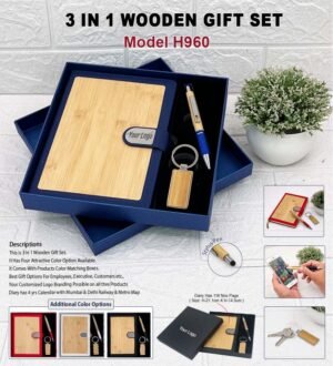 3 In 1 Wooden Gift Set