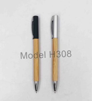 Wooden Ball Pen With Metal Clip