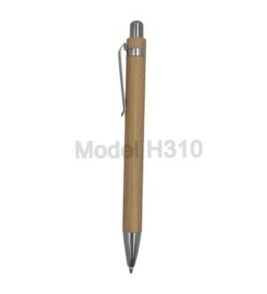 Wooden Ball Pen With Metal Clip