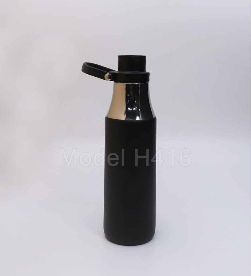 Steel Vacuum Flask with Handle - Image 3