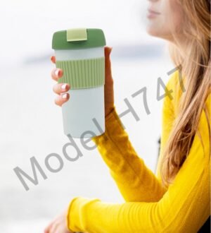 Travel Vacuum Mug with Rubber Grip
