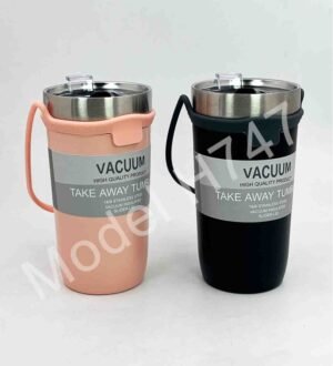 Steel Vacuum Mug With Handle
