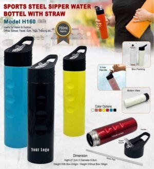 Sports Steel Sipper Bottle
