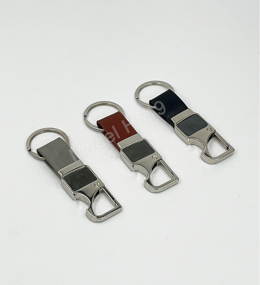 Metal Hook Keychain With Opener - Image 2