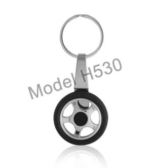 Tyre Shape Metal Keychain