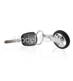 Tyre Shape Metal Keychain