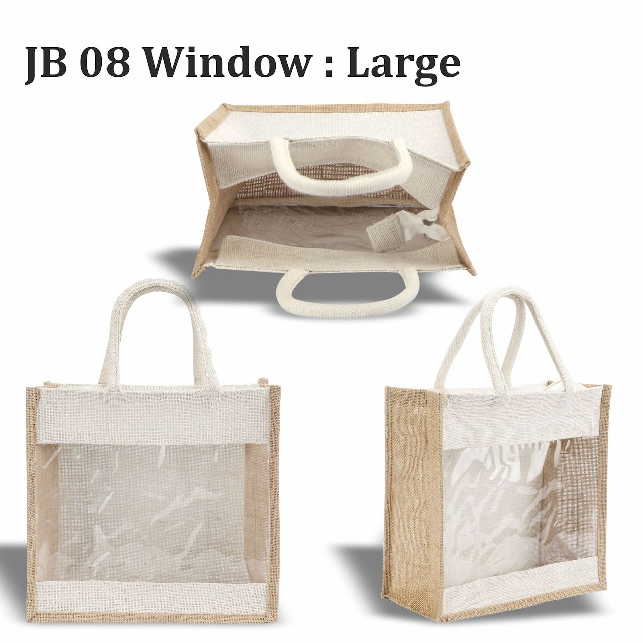 Black & Natural Jute Bags