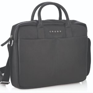 JILOZ PRIME BRIEFCASE- BLACK (WITH TROLLEY STRAP)