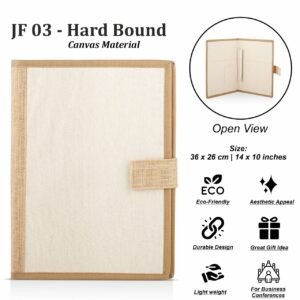 Jute Office/Conference Folders
