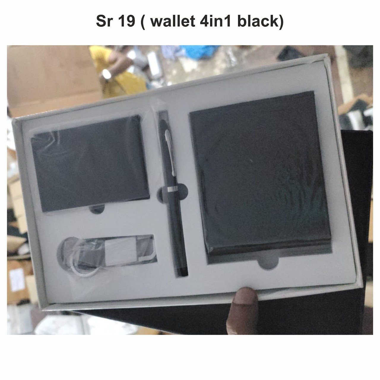 wallet 4 in 1 black